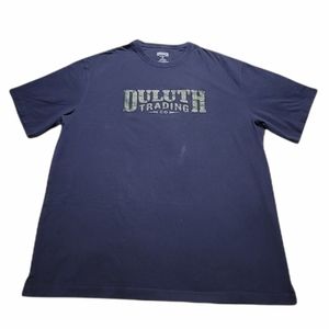 Duluth Trading Navy Blue  Graphic‎ T-Shirt Size XL